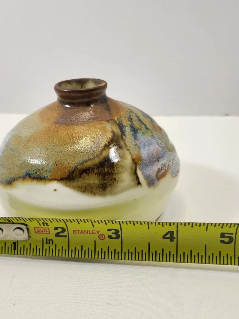Vintage 1980s Ceramic Oil Candle with Original‎ Instructions